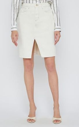 L'agence Tylee Denim Skirt in Macadamia at Nordstrom Rack, Size 27