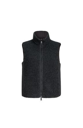 Brunello Cucinelli Cashmere down vest in Lignite Grey at Nordstrom, Size Xx-Large Eu