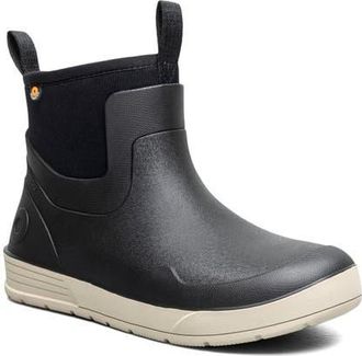 Bogs Rockaway Seamless Waterproof Chelsea Rain Boot in Black at Nordstrom, Size 12