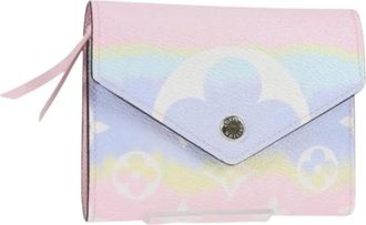 Louis Vuitton Pre-owned Wallets, female, Multicolor, Size: ONE SIZE Pre-owned Vintage Canvas Wallet