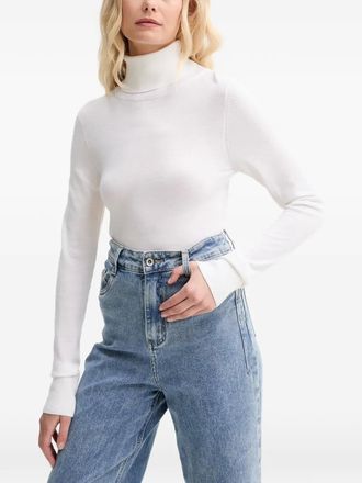 &Aacute;eron roll-neck long-sleeve sweater - White