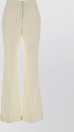 Givenchy flared wool trousers featuring belt loops