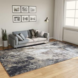 vidaXL Alfombra Lavable Antideslizante Multicolor 190x300 Cm Vidaxl