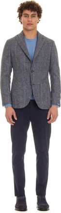 Barba Prince of Wales Alpaca-Wool Jacket