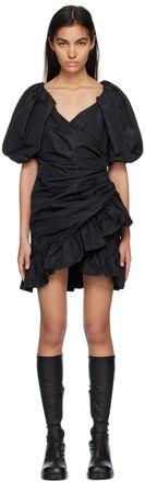 ワンピース MSGM Woman Dress Black 3541MDA10Y237615 99 MSGM - Printed mini dress black - The Corner