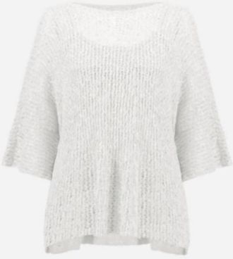 Joseph Ribkoff Womens Chenille Sweater Set In Vanilla