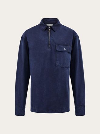 Ferragamo Men Utility shirt Blue