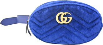 Gucci Blue Fanny Pack Pouch (Pre-Owned)