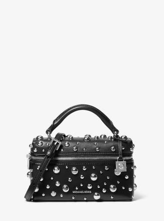 Michael Kors Jana Extra-Small Studded Satin Crossbody Bag