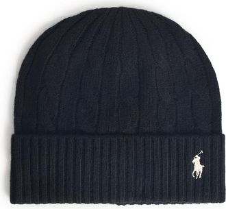 Polo Ralph Lauren zwarte wolmix muts