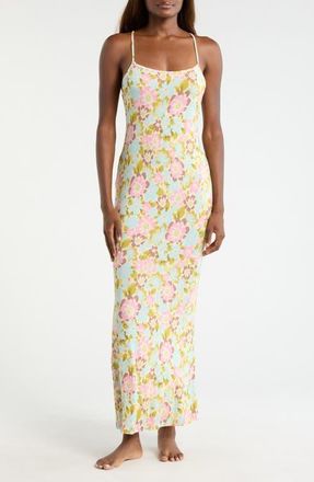 Kilo Brava Floral Jersey Nightgown in Painted Blooms at Nordstrom, Size Xx-Large