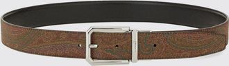 Etro Cintura Etro reversibile in pelle e cotone spalmato Paisley