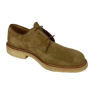 Trickers Vintage Su&egrave;de Schoen Woodstock Model - Heren - Veterschoenen - Beige - 41 EU - Su&egrave;de - Schoenen