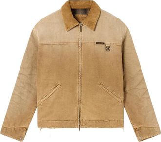 Golden Goose Omkeerbaar Katoenen Jack - Dames - Zomerjassen - Beige - XS - Katoen - Jassen