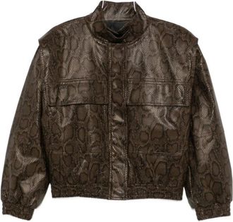Twinset Bomber Jassen - Dames - Bomber jackets - Bruin - S - Jassen