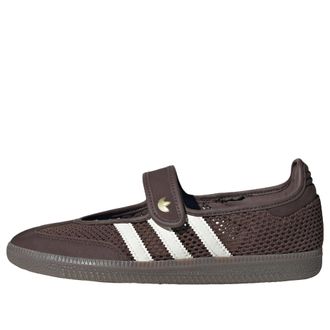 adidas (WMNS) adidas Samba Jane Brown Off White Gold Metallic LA6829