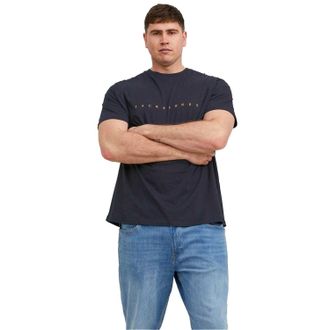 Jack & Jones Jack And Jones Heren Ster Relaxed Fit T-shirt (Donkere marine)