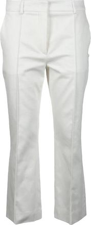Sportmax Tailored Cropped Trousers with Flared Hem