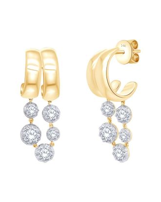 Meira T 14K 2.00 Ct. Tw. Lab-Grown Diamond Earrings