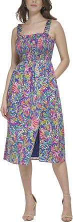 Kensie Voile Midi Dress