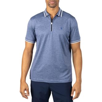 Tailorbyrd Performance Mesh Polo in Denim Blue at Nordstrom Rack, Size Xx-Large