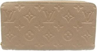 Louis Vuitton Pre-owned Wallets, female, Gray, Size: ONE SIZE Pre-owned Fabric wallets