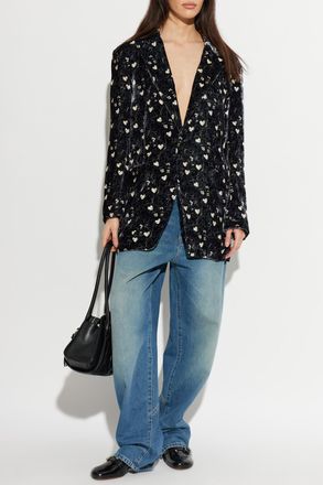 Moschino Wide-leg Jeans, Womens, Blue