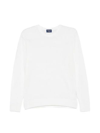 Drumohr Long Sleeve Crew-Neck Sweater