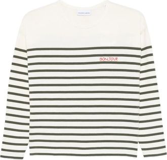Maison Labiche T-shirt Montpar a righe - Toni neutri