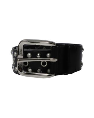 Isabel Marant Isabel Marant Pre-owned Womens Embellished Rica Belt in Black Leather Leather (archived) - One Size