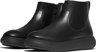FitFlop Fitflop Iq-Comff Leren Damesschoenen All Black Boots