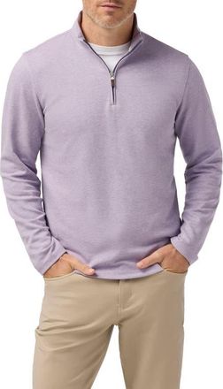 Mizzen+Main KPI Quarter Zip Pullover in Purple Dusk Heather at Nordstrom, Size Xx-Large