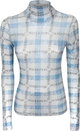 J.W.Anderson Witte Logo Weave Trui - Dames - Longsleeves - Veelkleurig - L - Tops