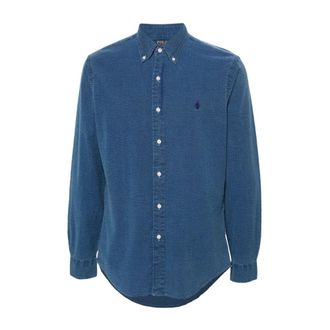 Polo Ralph Lauren Denim Overhemd - Heren - Spijkeroverhemden - Blauw - 2XL - Denim - Overhemden