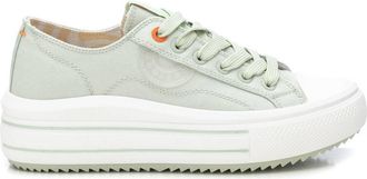 Xti Womens Platform Canvas Sneakers Refresh By Xti