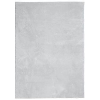 Berkfield Home Rug HUARTE Short Pile Soft & Washable Grey 160x230 cm | Size: Medium