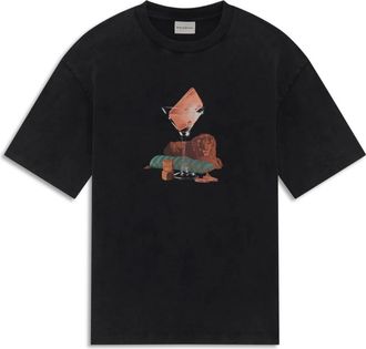 Dr&ocirc;le de Monsieur T-shirt Glass Lion - - Tops - Uomo - Nero - XL