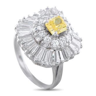 Luxury Bazaar Platinum 3.69ct Diamond Ring MF17-011626