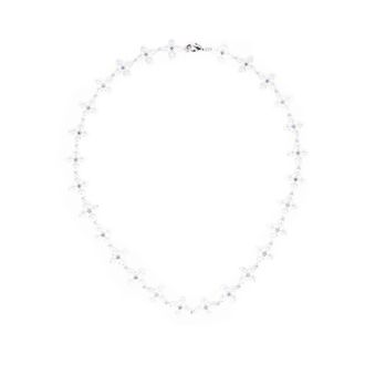 Darkai Necklaces, male, Gray, ONE SIZE, Gothic Clover Necklace