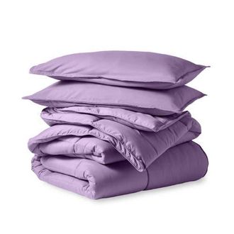 Bare Home All-Season Down Alternative Comforter Set - Oversized King in Lavender at Nordstrom