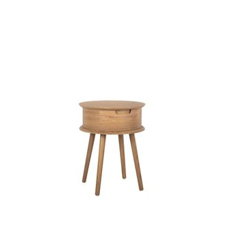 Klast Mesita de noche 1 caj&oacute;n efecto madera natural 40 cm x 51 cm