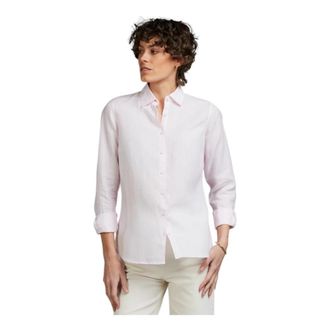 Stenstr&ouml;ms Sofie Linen Shirt - Dames - Overhemden - Roze - M - Linnen - Overhemden
