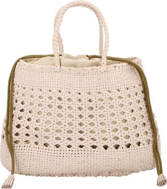 Dragon Diffusion Santa Cano Leather Top Handle Bag