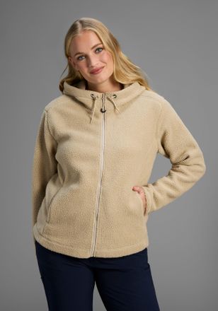 Maier Sports Fleecejacke MAIER SPORTS DA-FLEECEJACKE RACKA W, Damen, Gr. 36, feather gray, Obermaterial: 100% Polyester, Jacken Fleecejacke, f&uuml;r Outdoor-Aktivit&auml;te