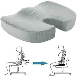 OEM Coj&iacute;n Coxis - Espuma Viscoel&aacute;stica - Para Silla De Oficina Sill&oacute;n De Ruedas Asiento Prolongado - 1 Unidad