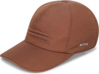 Ermenegildo Zegna Caps, male, Brown, Size: M Brown Baseball Cap Minimalist Design