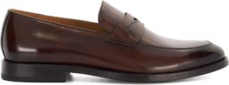 Dune London Mens Surrey - Leather Penny Loafers - Brown material_leather1 - Size UK 10