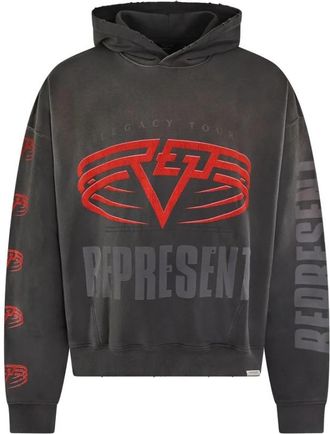 Represent Reversible Living Legacy Tour Hoodie - Heren - Hoodies - Grijs - M - Katoen - Hoodies & sweatvesten