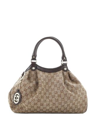 Gucci Sukey GG Canvas Medium tote bag - Marrone