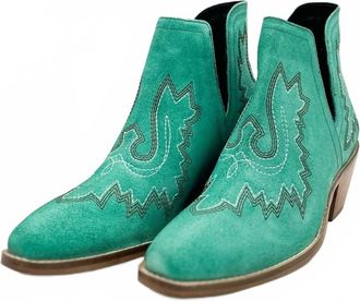 Naughty Monkey Womens Kickin Booties In Turquoise